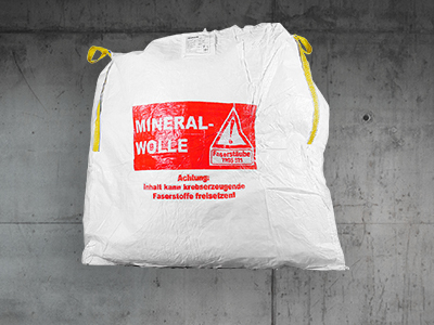 Big Bag für Mineralwolle